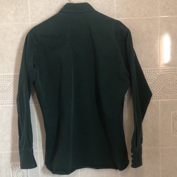 Wrangler Green snap Button-Up Shirt - Picture 6 of 10